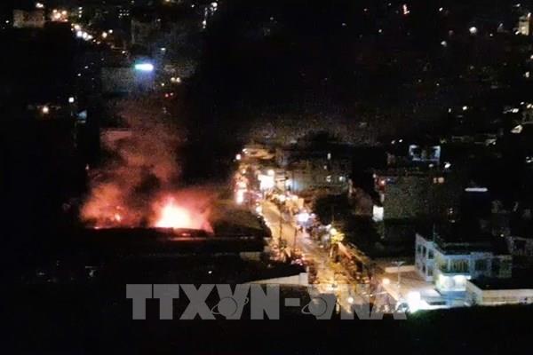 Cháy cửa hàng phụ tùng xe máy, một người tử vong