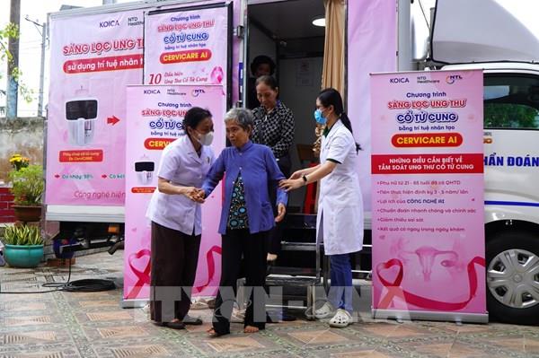 Đồng Tháp tầm soát ung thư miễn phí bằng AI cho hàng trăm phụ nữ