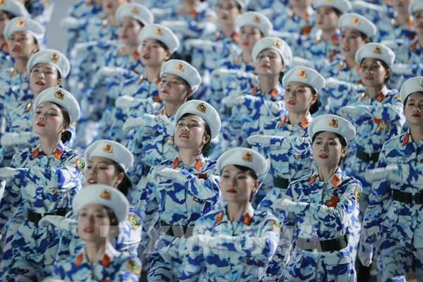 Những hình ảnh ấn tượng tại buổi Tổng hợp luyện diễu binh, diễu hành A80 lần 2