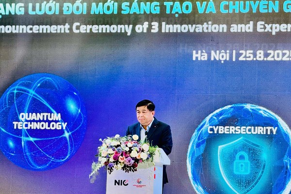 Công bố thành lập 3 mạng lưới đổi mới sáng tạo và chuyên gia ngành công nghệ chiến lược