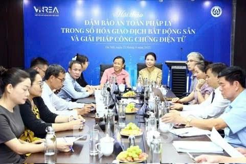 Bàn giải pháp bảo đảm an toàn pháp lý trong số hóa giao dịch bất động sản
