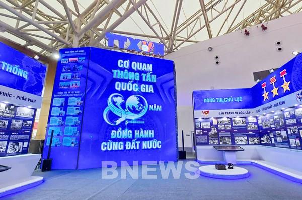 TTXVN tái hiện 80 mốc son lịch sử với sứ mệnh “Thư ký của thời đại” tại Triển lãm thành tựu đất nước