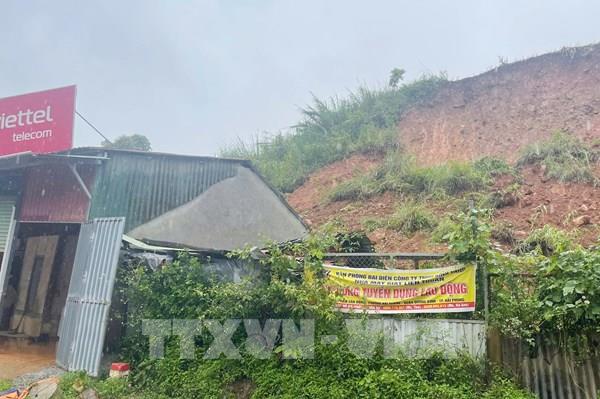 Ảnh hưởng bão số 5: Lào Cai thiệt hại ban đầu về nhà ở của người dân