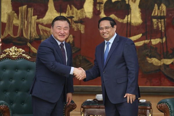 Thủ tướng  tiếp Tổng Giám đốc điều hành Samsung điện tử