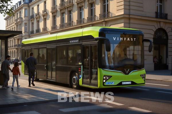 Vinfast lần đầu ra mắt quốc tế dòng xe buýt điện tại châu Âu