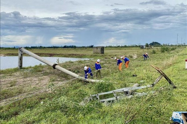 Bão số 5: 55 người thương vong và mất tích; mưa lớn gây ngập, thiệt hại 92.226 ha lúa 