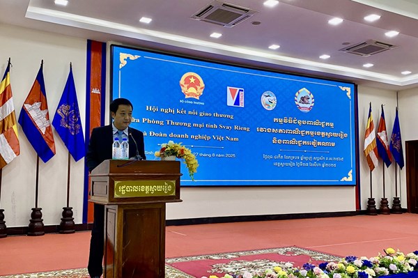 Đẩy mạnh thúc đẩy kết nối giao thương với tỉnh Svay Rieng, Campuchia