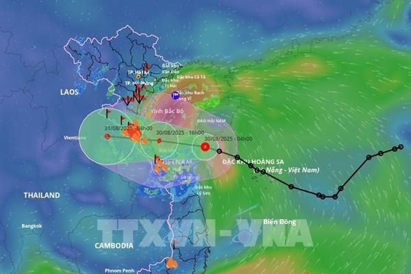 Áp thấp nhiệt đới đã mạnh lên thành bão số 6 (Nongfa)