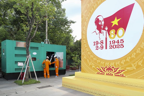 EVN rà soát đảm bảo điện phục vụ Đại lễ kỷ niệm 80 năm Quốc khánh