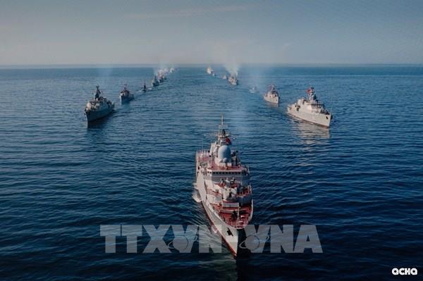 Ấn tượng màn diễu binh trên biển của lực lượng vũ trang trên biển