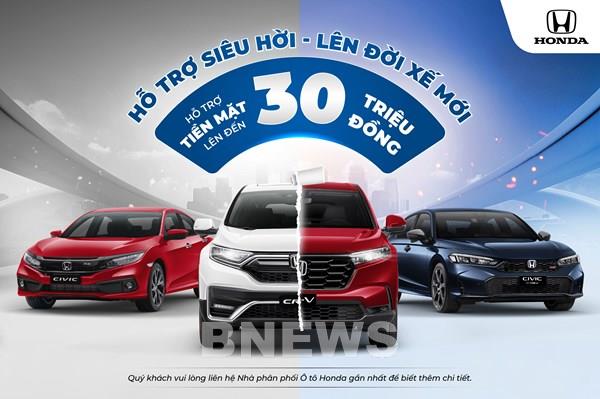 Honda Việt Nam triển khai chương trình “Hỗ trợ siêu hời – Lên đời xế mới”