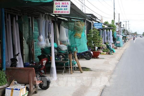Làng nghề đan lưới Thơm Rơm nhộn nhịp vào mùa nước nổi