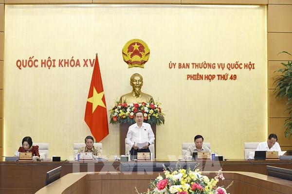 Khai mạc Phiên họp thứ 49 của Ủy ban Thường vụ Quốc hội