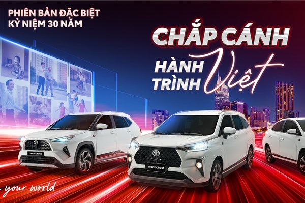 Toyota ra mắt Vios, Veloz Cross và Yaris Cross phiên bản đặc biệt kỷ niệm 30 năm