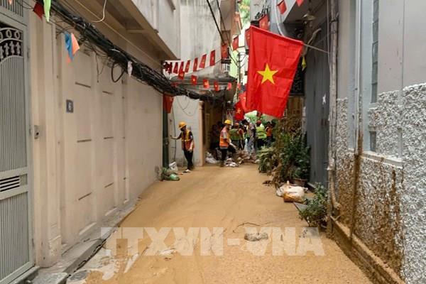 Khẩn trương khắc phục sự cố phun trào phụ gia khoan ngầm tuyến Metro Nhổn - Ga Hà Nội