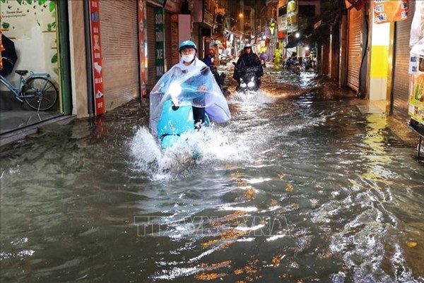 Từ sáng 25 đến chiều 26/9, dự báo Hà Nội có mưa vừa, mưa to