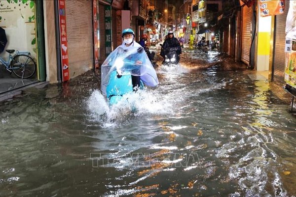 Đề phòng ngập úng khu vực Hà Nội