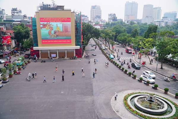 Chỉnh trang, cải tạo Quảng trường Đông Kinh - Nghĩa Thục (Hà Nội): Tiếp tục cầu thị, lắng nghe, điều chỉnh phù hợp