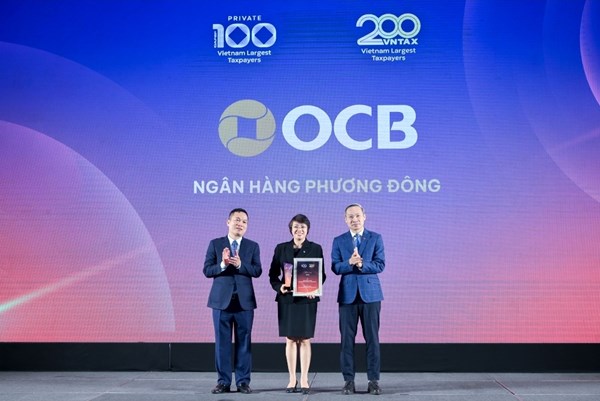 OCB vào top doanh nghiệp nộp ngân sách lớn nhất Việt Nam 2025