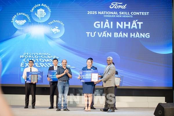 Ford Việt Nam nâng cao dịch vụ khách hàng qua Hội thi Tay nghề Toàn quốc 2025