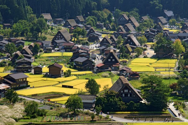 Làng cổ Shirakawago lọt top những ngôi làng đẹp nhất thế giới