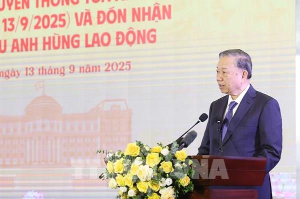 Tổng Bí thư Tô Lâm: Ngành Tòa án phải không ngừng phấn đấu để mọi phán quyết đều “thấu tình, đạt lý"