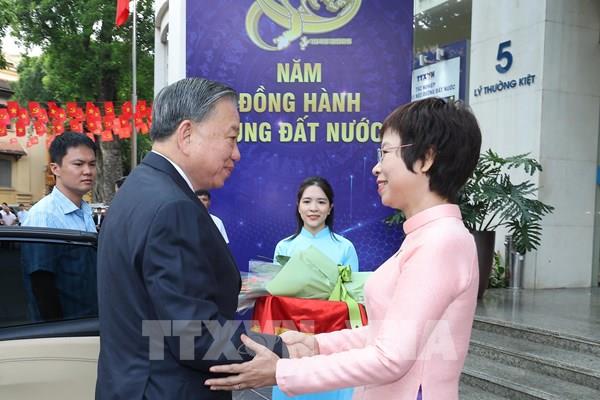 Tổng Bí thư Tô Lâm dự Lễ kỷ niệm 80 năm Ngày truyền thống Thông tấn xã Việt Nam