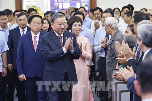 Hình ảnh Lễ kỷ niệm 80 năm Ngày truyền thống Thông tấn xã Việt Nam