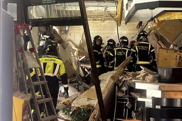 Nổ lớn tại thủ đô Tây Ban Nha, hàng chục người bị thương