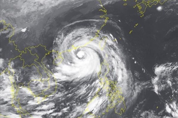 Vùng gần tâm áp thấp nhiệt đới gió mạnh cấp 7, giật cấp 9