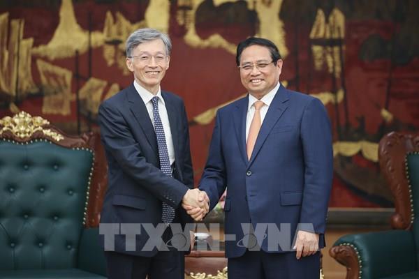Thủ tướng Phạm Minh Chính tiếp Phó Tổng giám đốc Quỹ tiền tệ Quốc tế Kenji Okamura