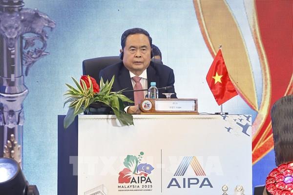 Chủ tịch Quốc hội Trần Thanh Mẫn phát biểu tại Phiên toàn thể thứ nhất Đại hội đồng AIPA-46