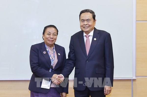 Chủ tịch Quốc hội Trần Thanh Mẫn gặp Phó Chủ tịch Quốc hội Lào