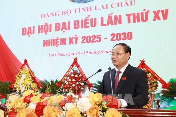 Đồng chí Lê Minh Ngân được bầu giữ chức Bí thư Tỉnh ủy Lai Châu