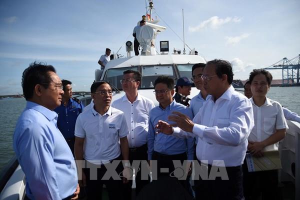 TP. Hồ Chí Minh khảo sát Cái Mép Hạ, định hình vùng kinh tế biển chiến lược