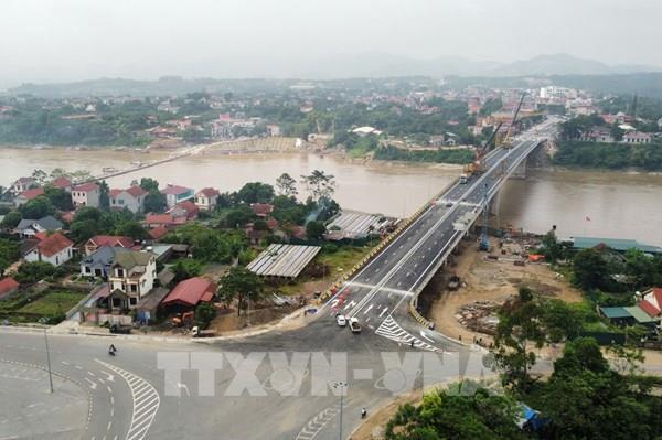 Cầu Phong Châu mới sẽ khánh thành vào ngày 28/9