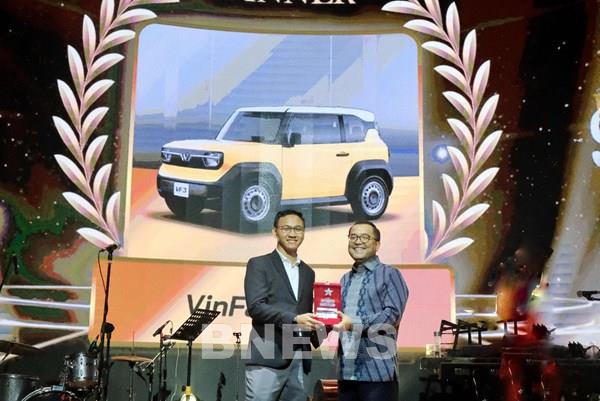 VinFast VF 3 được vinh danh là “Tân binh xe điện ấn tượng nhất” tại Indonesia