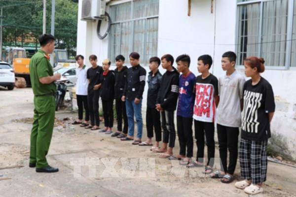 An Giang khởi tố, tạm giữ nhiều thanh, thiếu niên vi phạm pháp luật