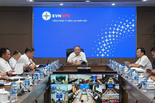 Điện lực miền Bắc triển khai các phương án khẩn cấp ứng phó bão số 9