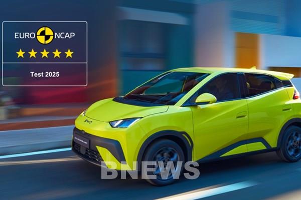 Xe điện BYD Dolphin Surf đạt chứng nhận an toàn tối đa 5 sao Euro NCAP