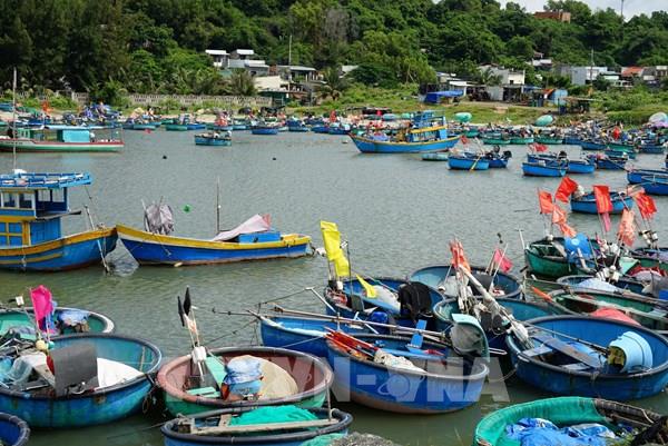 Bình yên làng nghề thuyền thúng ở Tiến Thành