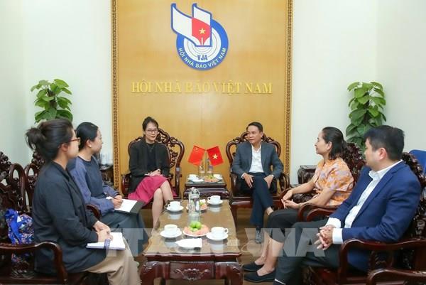 Hội Nhà báo Việt Nam tăng cường hợp tác với Tập đoàn Nhật báo Vân Nam
