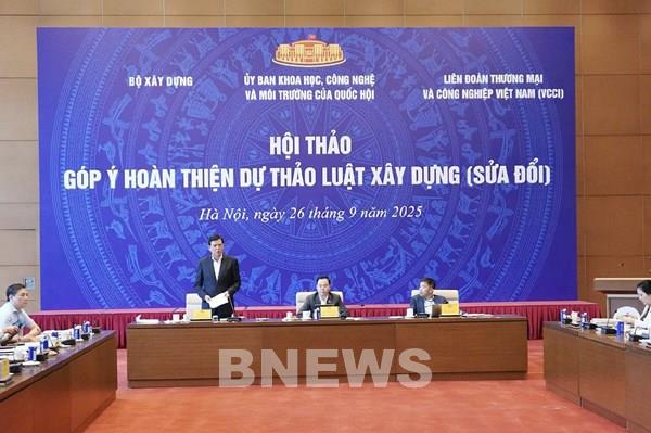 Dự thảo Luật Xây dựng (sửa đổi): Đẩy mạnh phân cấp, giảm giấy phép, tăng hiệu quả quản lý
