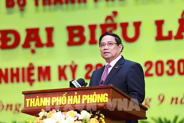 Thủ tướng Phạm Minh Chính: Hải Phòng phải làm rõ nội hàm để xây dựng, hoàn thiện mô hình Chủ nghĩa xã hội