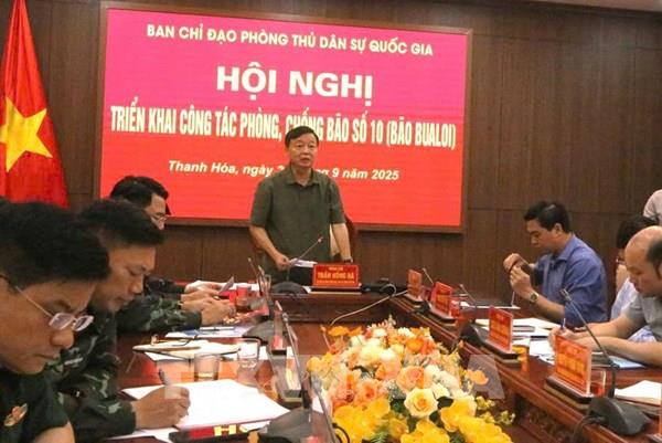 Phó Thủ tướng Trần Hồng Hà chủ trì họp triển khai phòng, chống bão tại Thanh Hóa