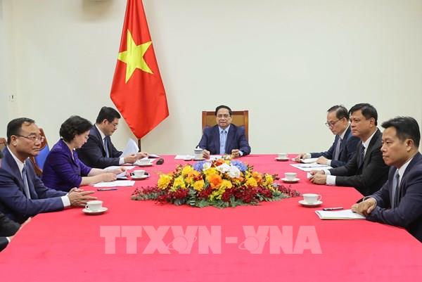 Thủ tướng Phạm Minh Chính điện đàm với Thủ tướng Đức Friedrich Merz
