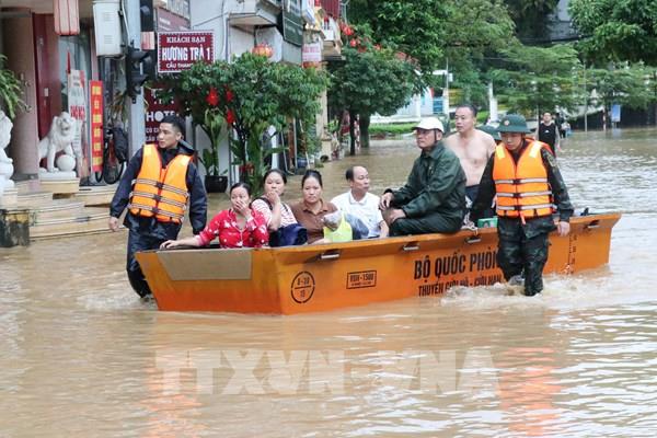 Tuyên Quang ngập lụt nghiêm trọng, hàng nghìn hộ dân phải di dời khẩn cấp