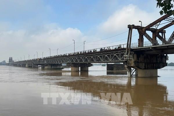 Mực nước sông Hồng sáng 2/10