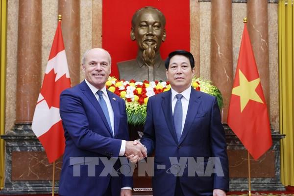 Chủ tịch nước Lương Cường tiếp Đại sứ các nước trình quốc thư