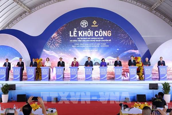 Khởi công dự án Nhà hát Opera Hà Nội và Công viên văn hóa nghệ thuật chuyên đề